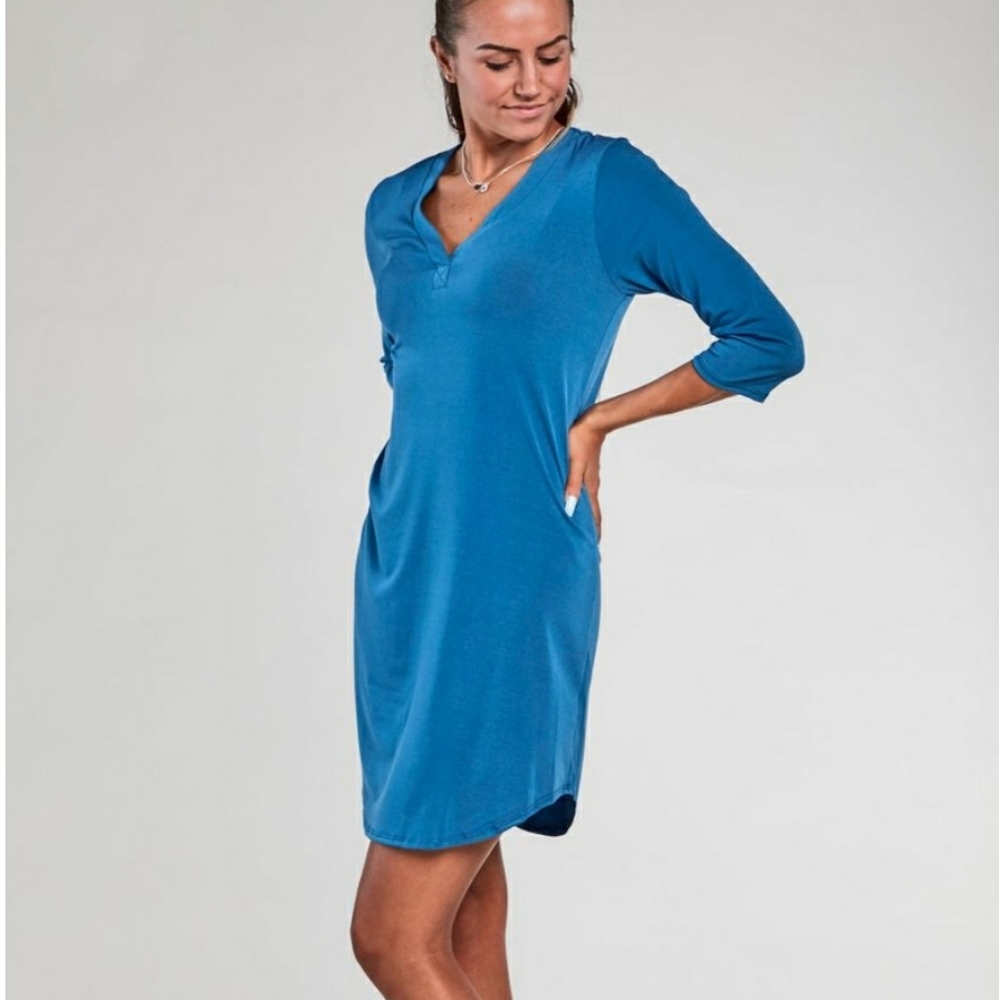 Turquoise blue Marlot dress